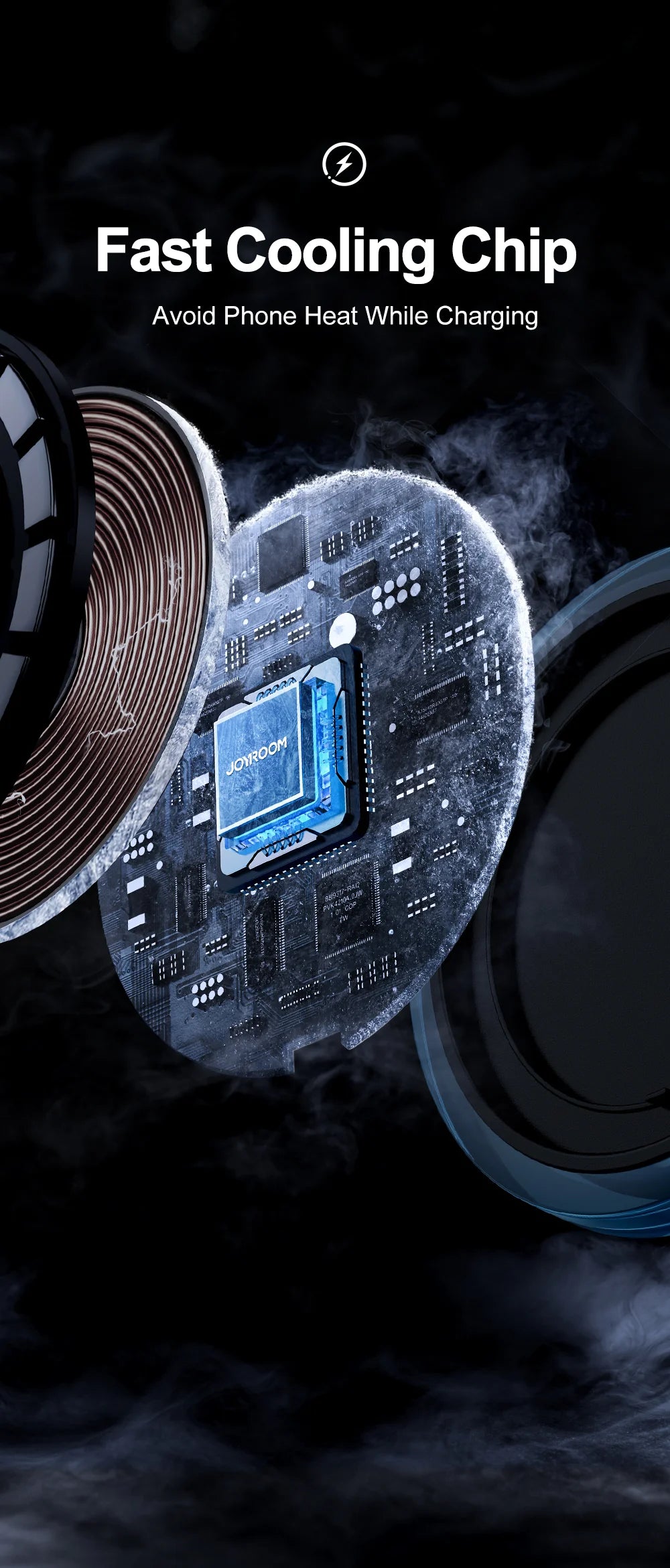 JOYROOM JR-ZS291 Magnetic Wireless Car Charger Holder