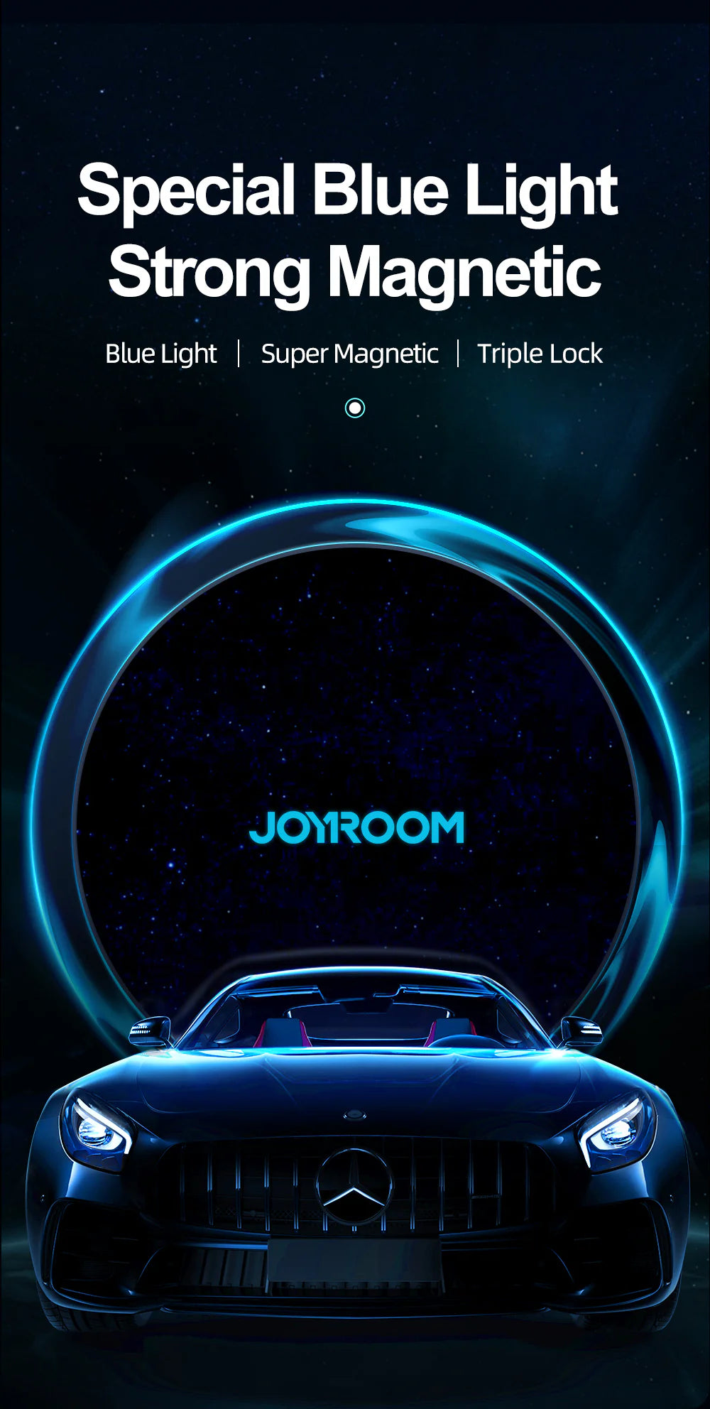 JOYROOM JR-ZS291 Magnetic Wireless Car Charger Holder